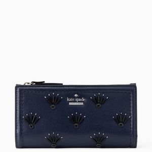 Kate Spade Patterson Embellished Wallet NWT